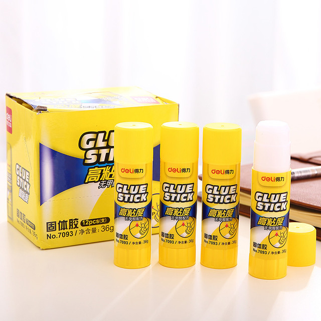 Solid Glue Stick Safe Pvp Big Size 36g High Viscosity Office Tools  Accounting Stuff Students School Stationery Diy Handwork 7093 - Glue Guns &  Sticks - AliExpress